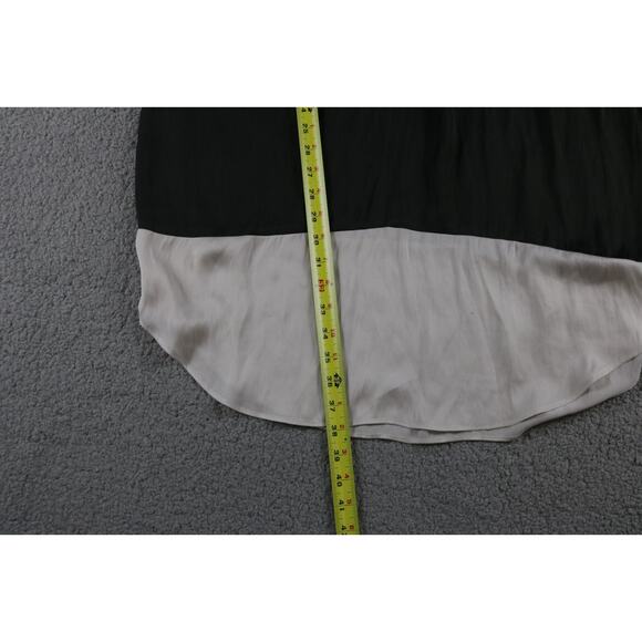 Ulla Johnson Dress 4 Black White Color Block Silk Blend Tunic Pull Over - Picture 6 of 7